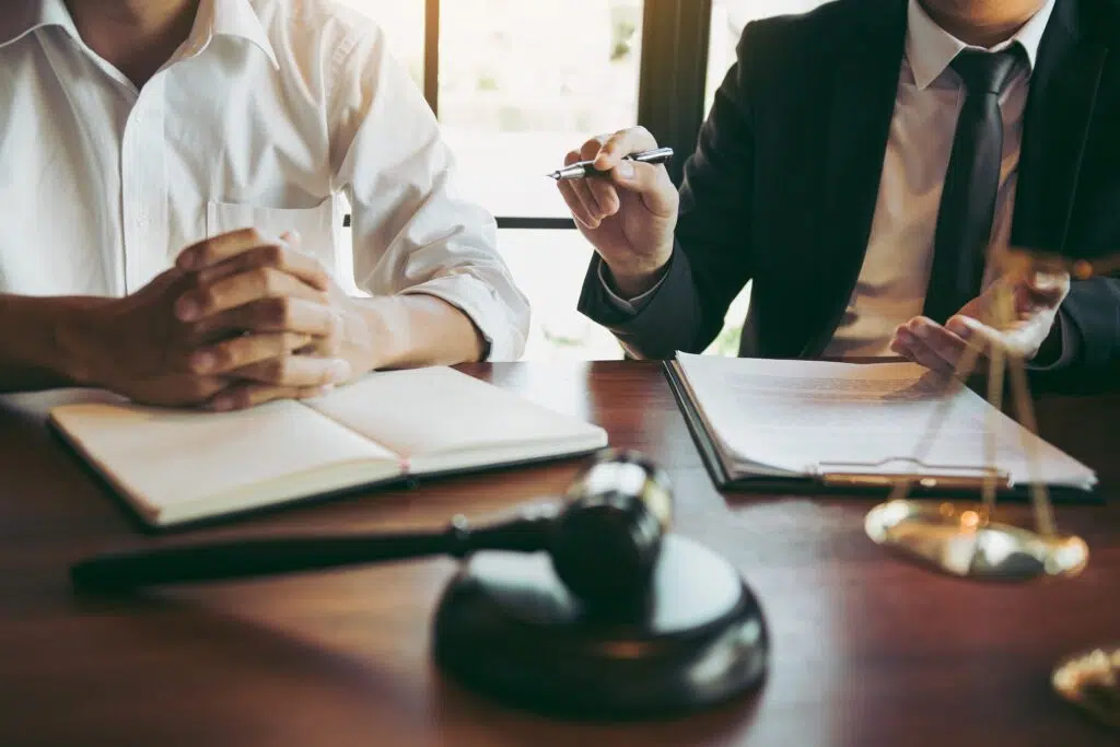 Lawyer explaining legal documents | Family Law Attorney | The Hemmat Law Group