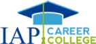 IAP Career College logo with a graduation cap | family law attorney seattle | The Hemmat Law Group