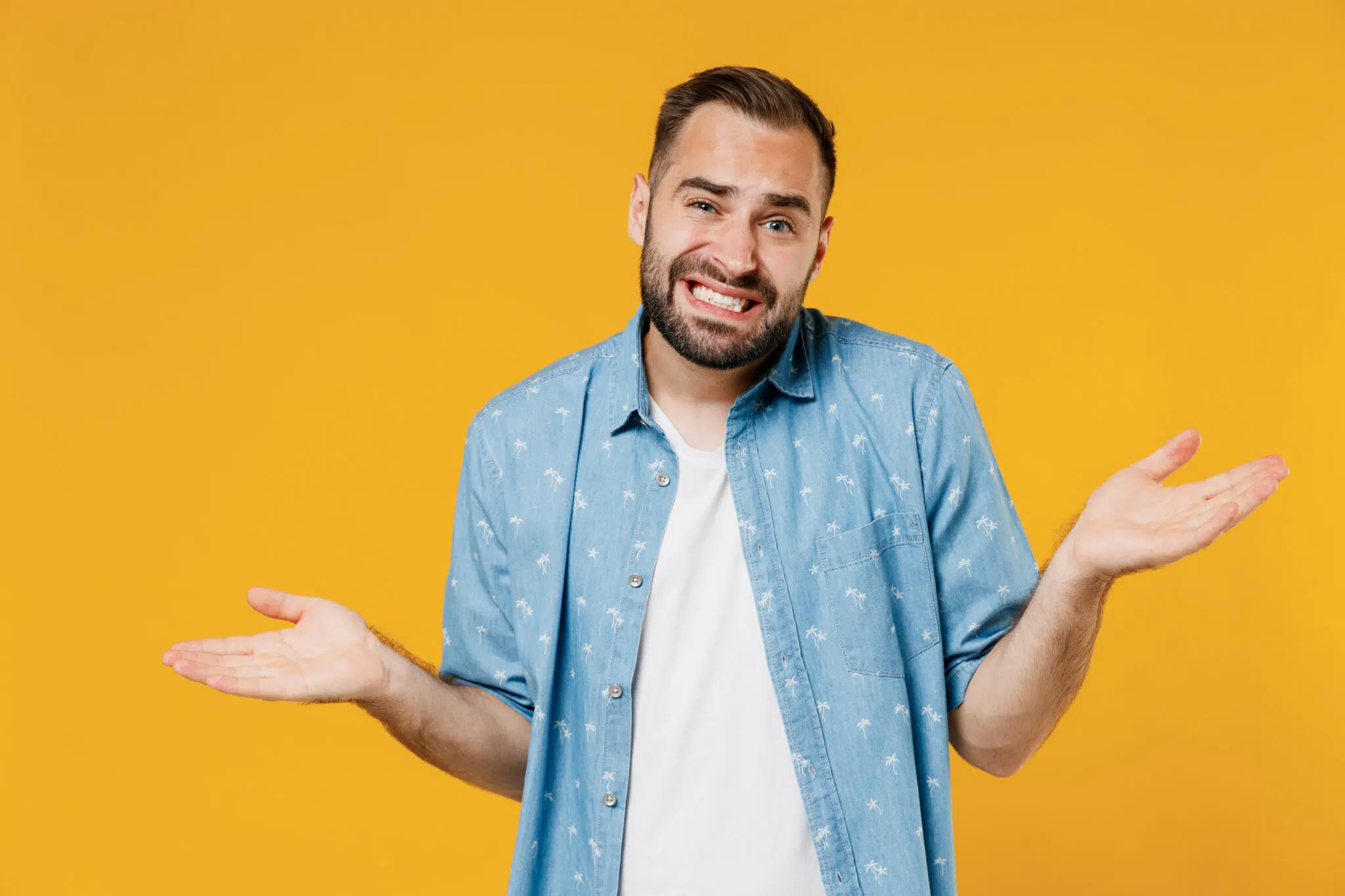 Man shrugging with a confused expression | family law attorney | The Hemmat Law Group