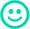 Teal smiling face icon inside a circle | family law lawyers seattle | The Hemmat Law Group
