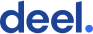 Deel payroll and HR platform logo in blue lowercase text | Hemmat Law Group