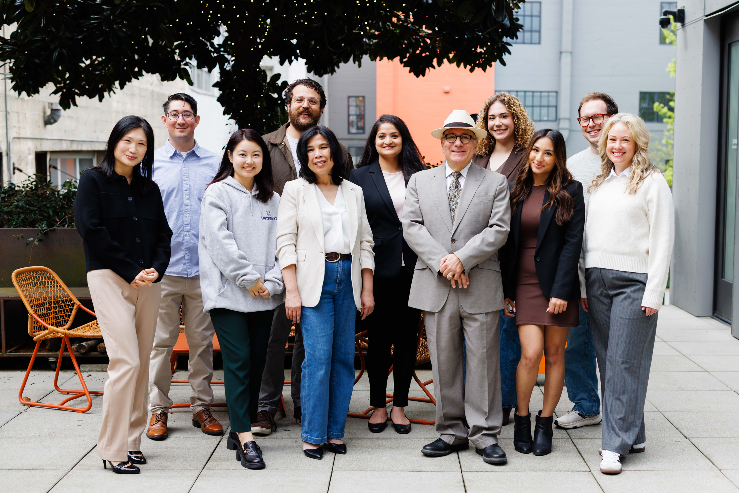 Hemmat Law team group photo outdoors | Hemmat Law Group